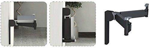 UNIVERSAL FOLDING WALL MOUNT UNDER TV CABLE BOX COMPONENT DVR DVD BRACKET