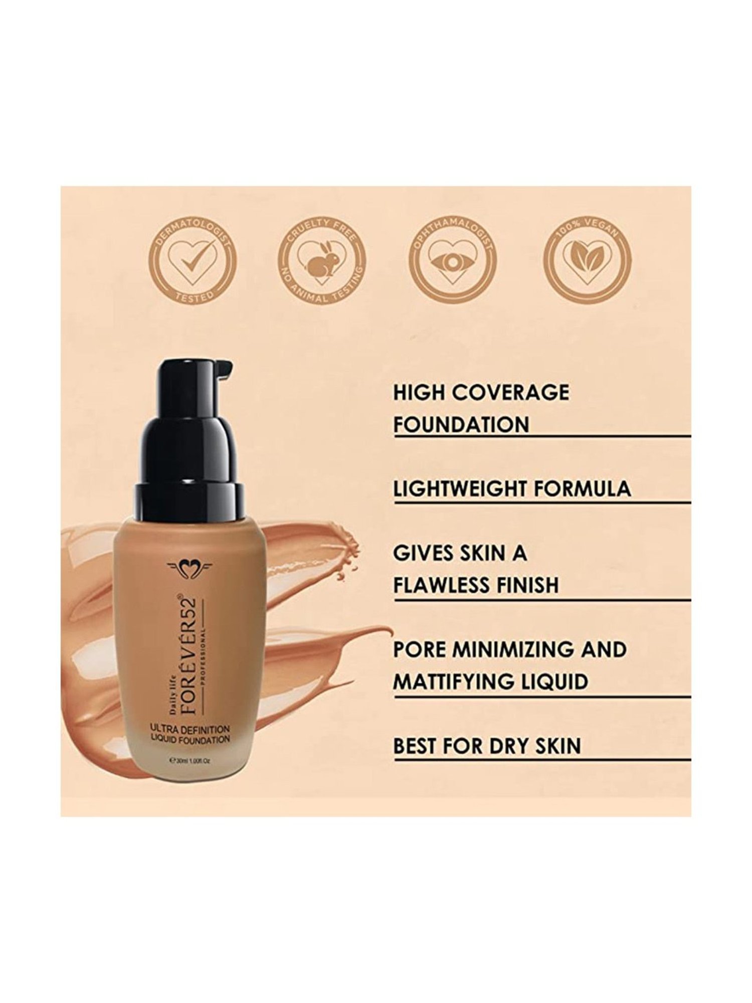 Daily Life Forever52 Ultra Definition Liquid Foundation FLF014 - 30 ml