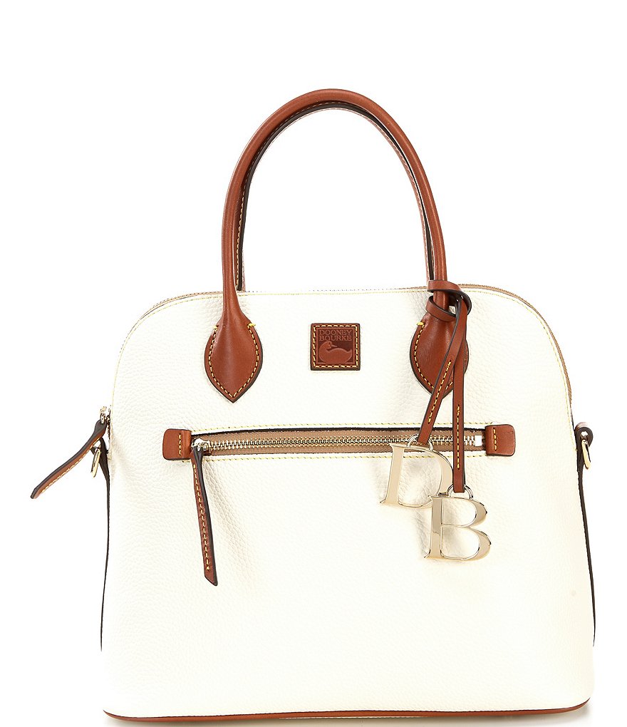 Dooney & Bourke Pebble Collection Large Domed Satchel Bag