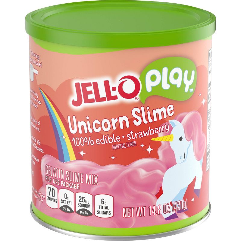 Jell-O Play Unicorn Slime Strawberry - 14.8oz