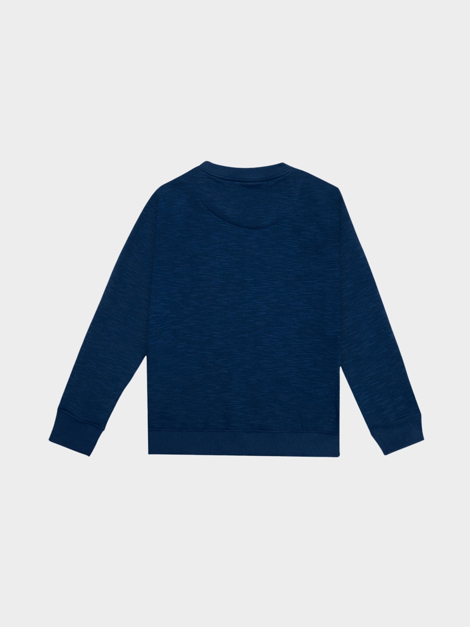 Bodycare Girls Navy Embellished Full Sleeves Sweatshirt