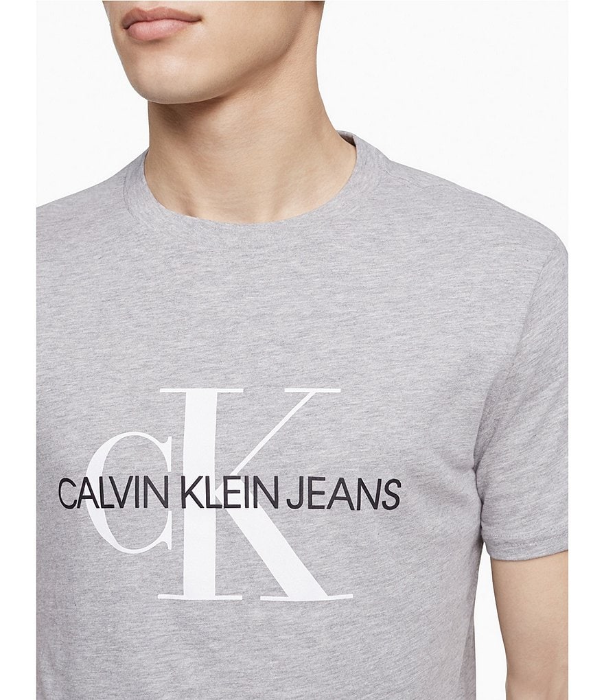 Calvin Klein Jeans Monogram Logo Short-Sleeve Graphic T-Shirt