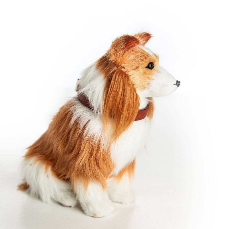The Queen's Treasures 18" Doll Pet Accessory - Collie Dog with Collar & Leash