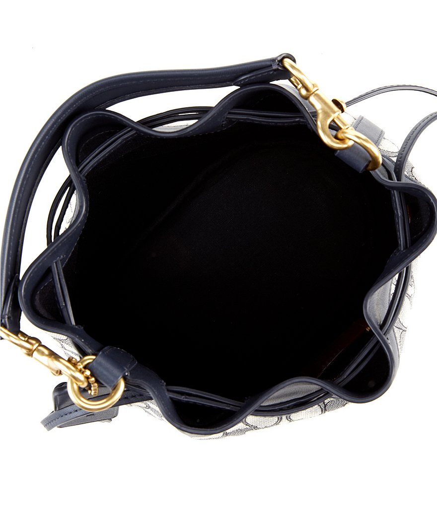 COACH Signature Jacquard Field Bucket Bag