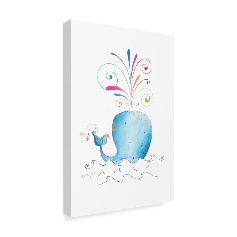 30" x 47" Jane Whale by Green Girl Canvas - Trademark Fine Art