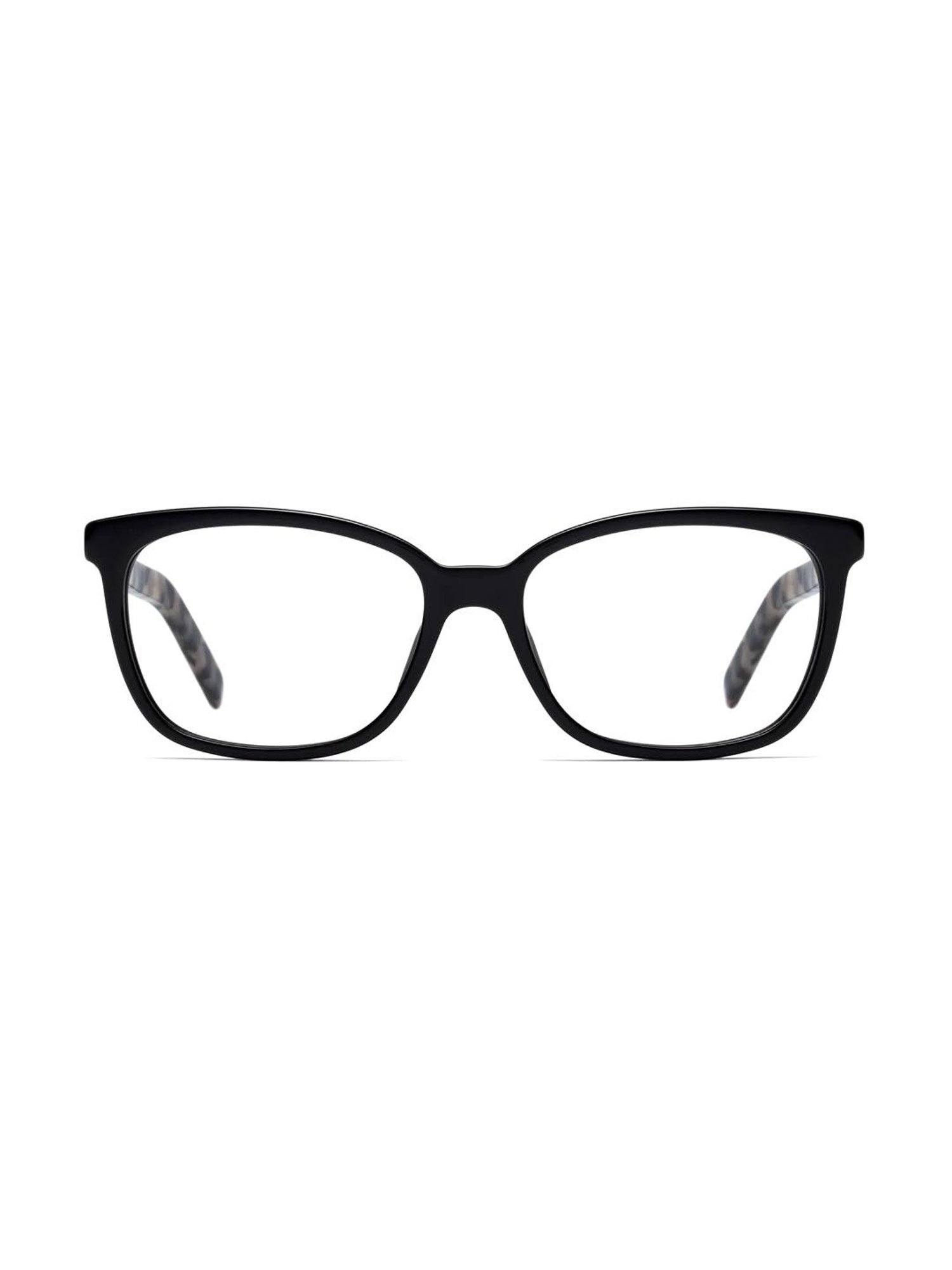 HUGO Black Rectangular Eye Frames for Women