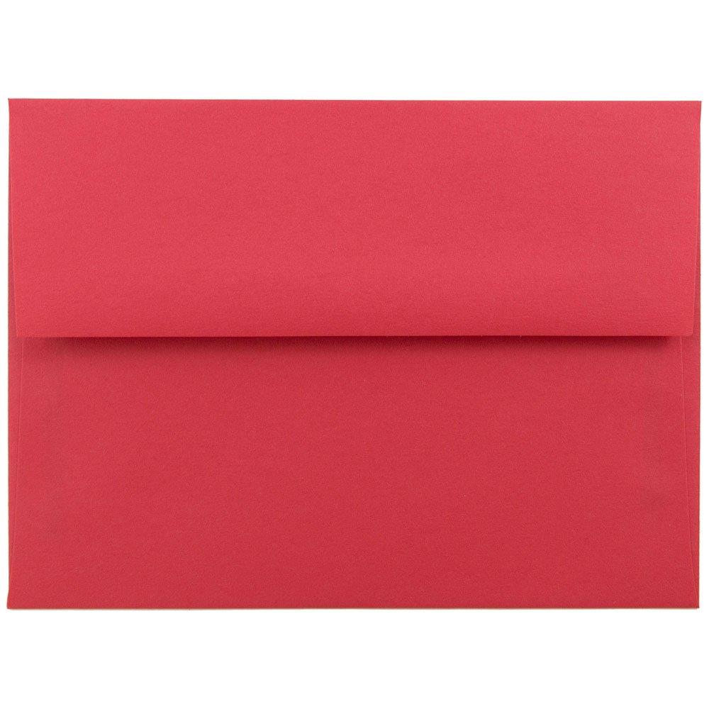 JAM PAPER A6 Colored Invitation Envelopes - 4 3/4 x 6 1/2 - Assorted Colors - 50/Pack