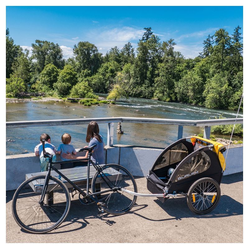 Tow Tuff TTF-2762ACBR Heavy Duty 2-in-1 Aluminum Automotive Cargo Luggage Carrier with Bike Hitch Rack