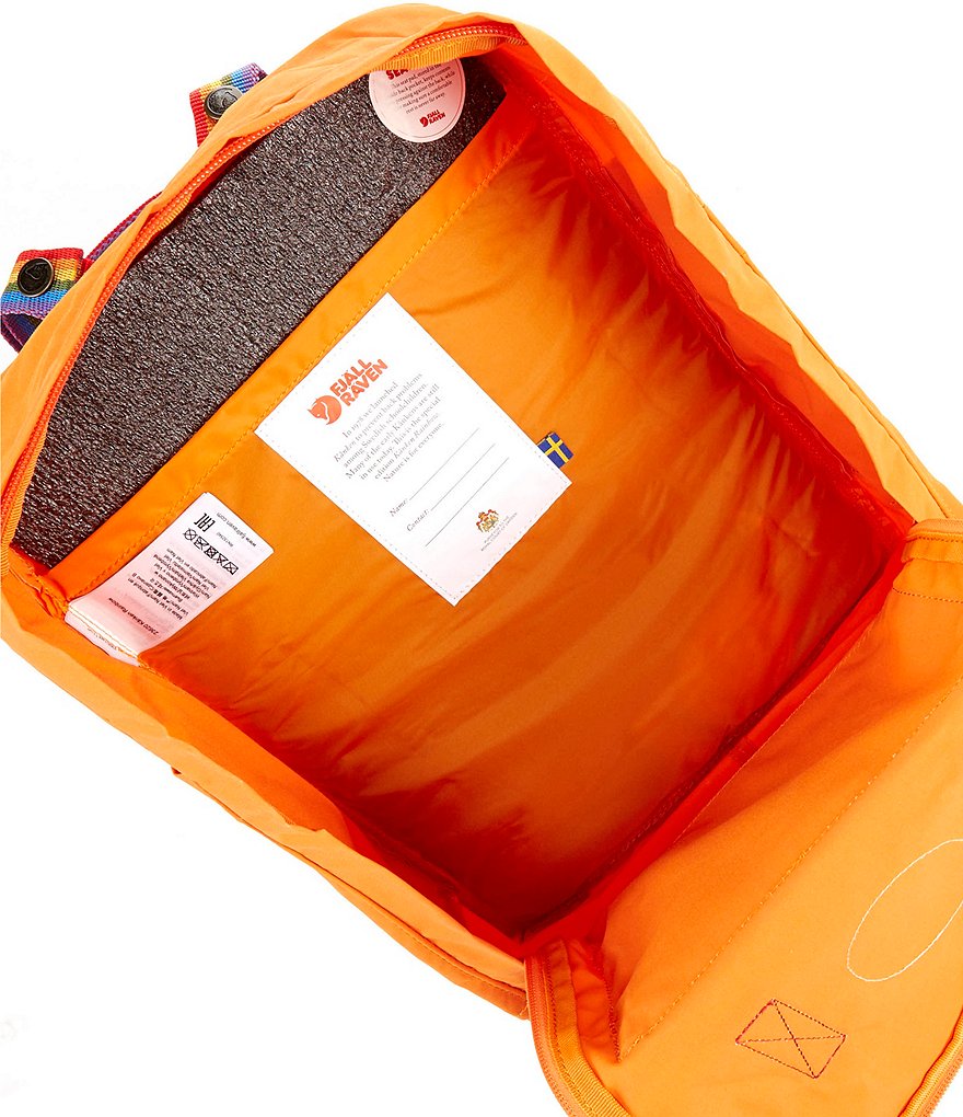 Fjallraven Kanken Rainbow Handle Backpack