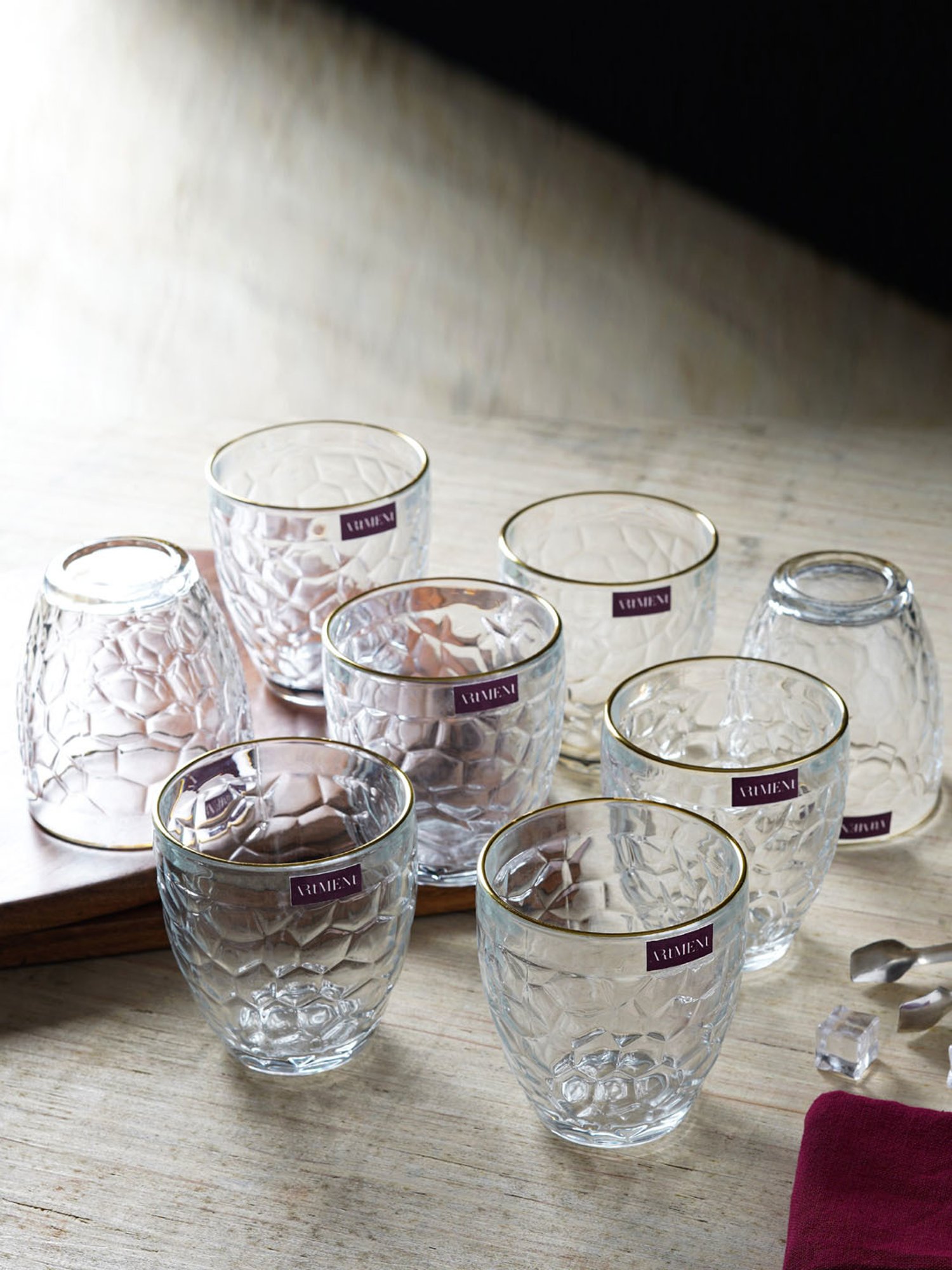 Mikasa Julie Transparent Glass Flute Glass (0.266 L) - Set of 4