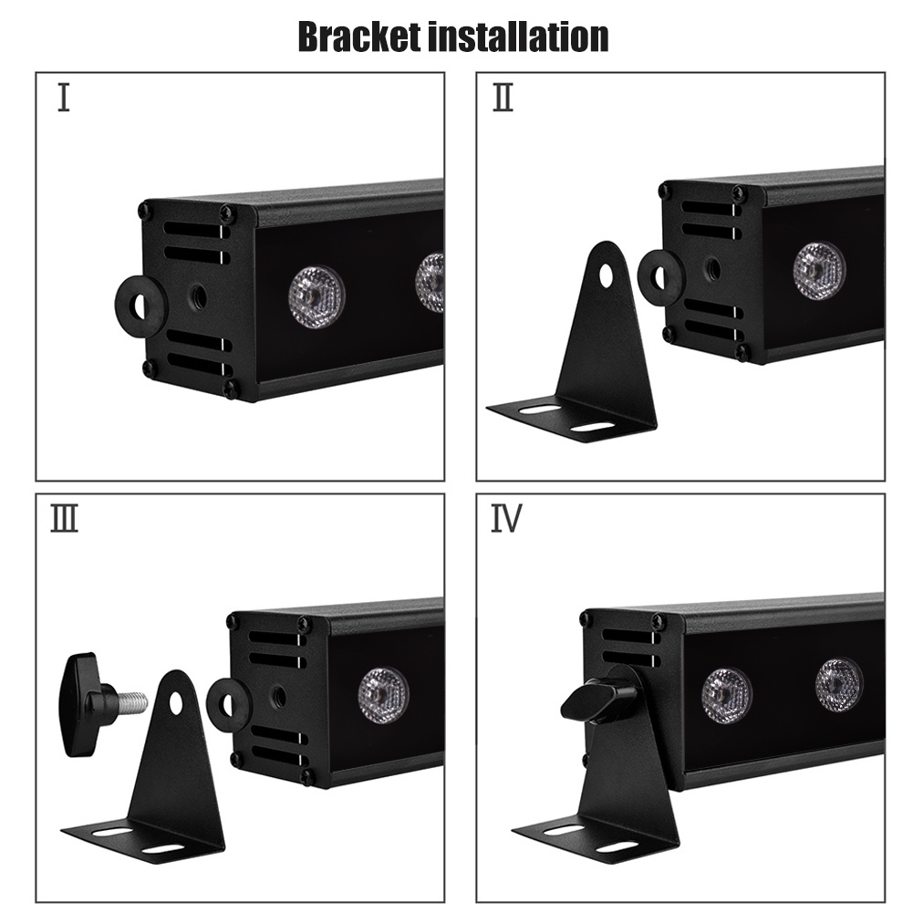 27W UV Purple Wall Washer Landscape Lights Stage Lighting Effect Light or DJ Party Christmas Light