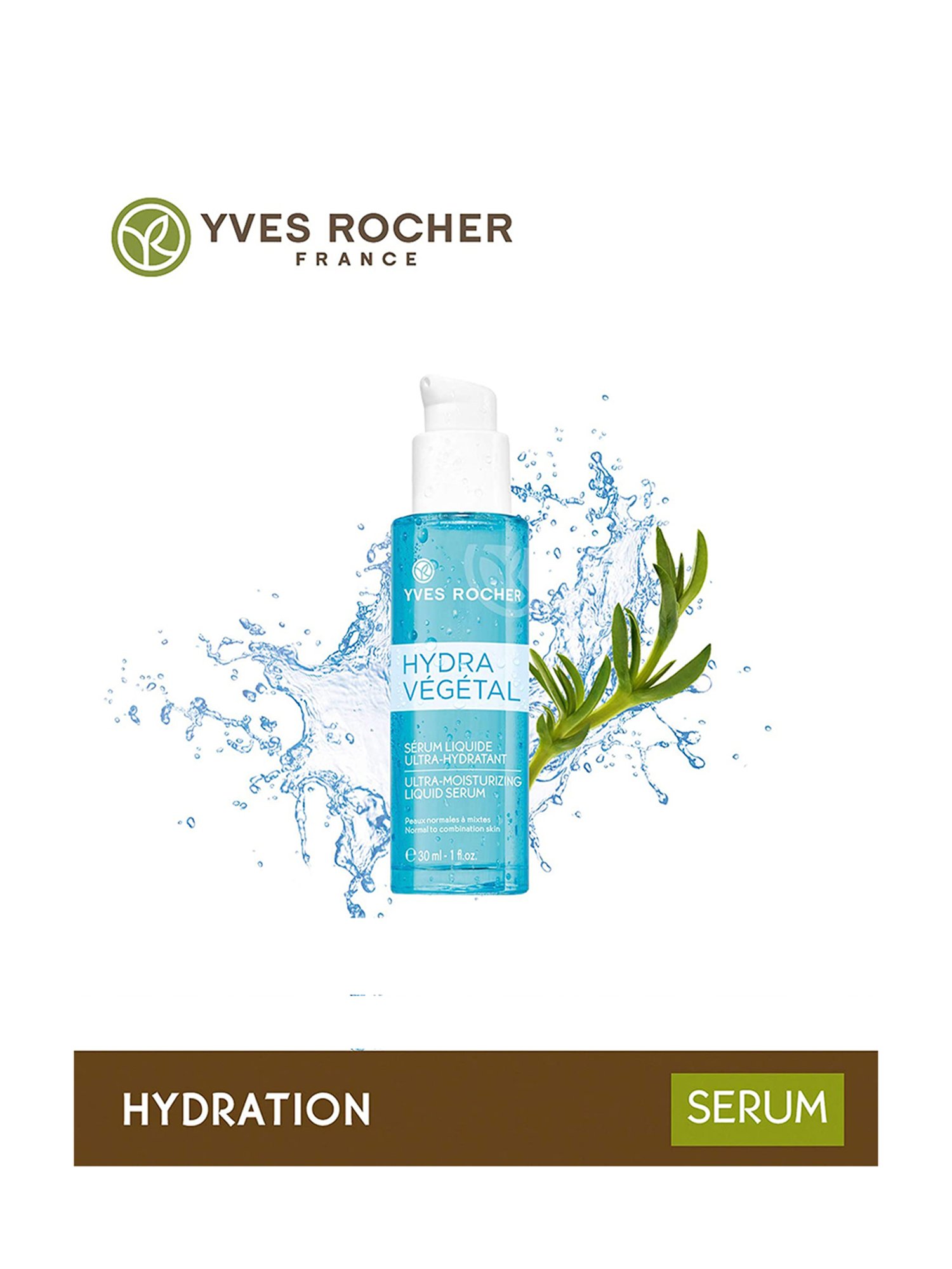 Yves Rocher Hydra Vegetal Ultra-Moisturizing Liquid Serum - 30 ml