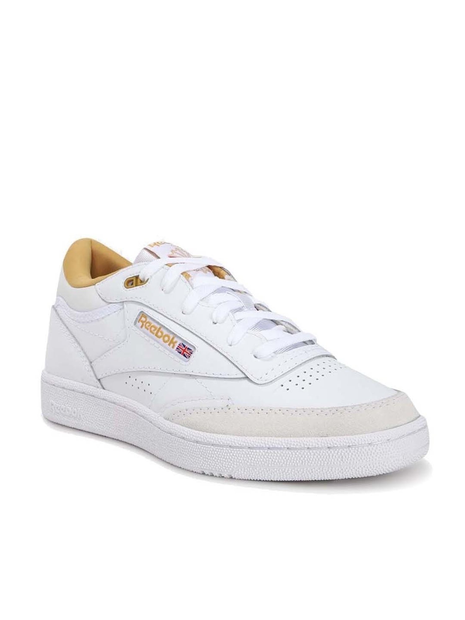 Reebok Men's Club C Mid Ii White Casual Sneakers