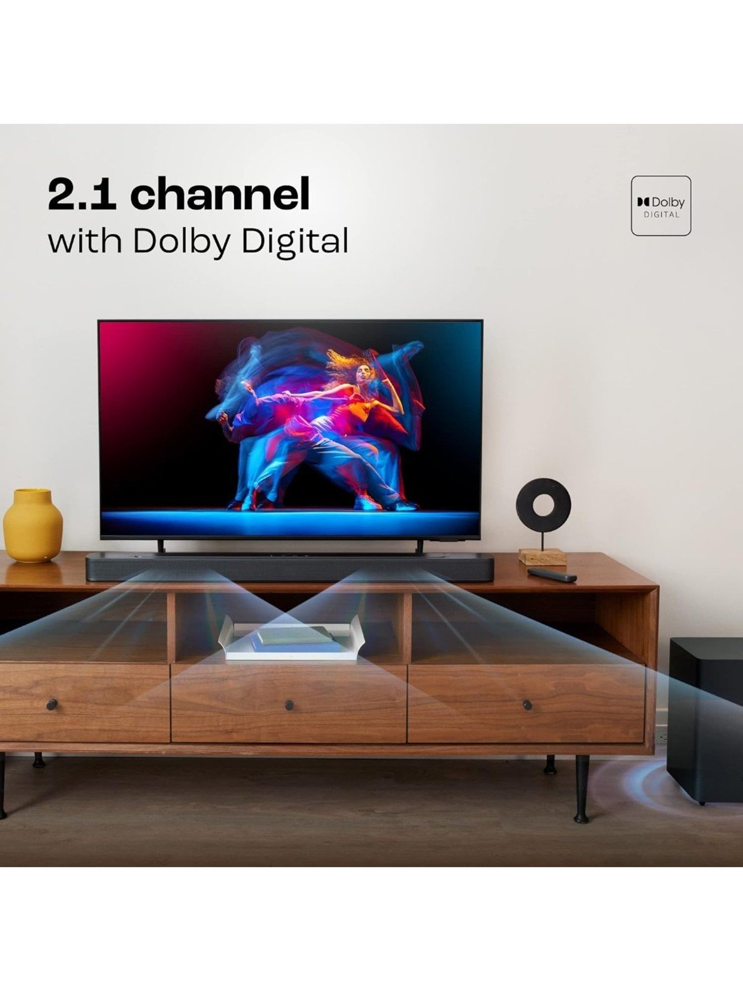 JBL Bar 2.1 Deep Bass Soundbar with Wireless Subwoofer (Black)