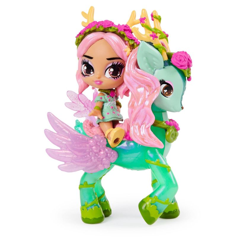 Hatchimals Pixies Riders Petal Primrose Pixie & Deeraloo Glider Hatchimal Set with Mystery Feature