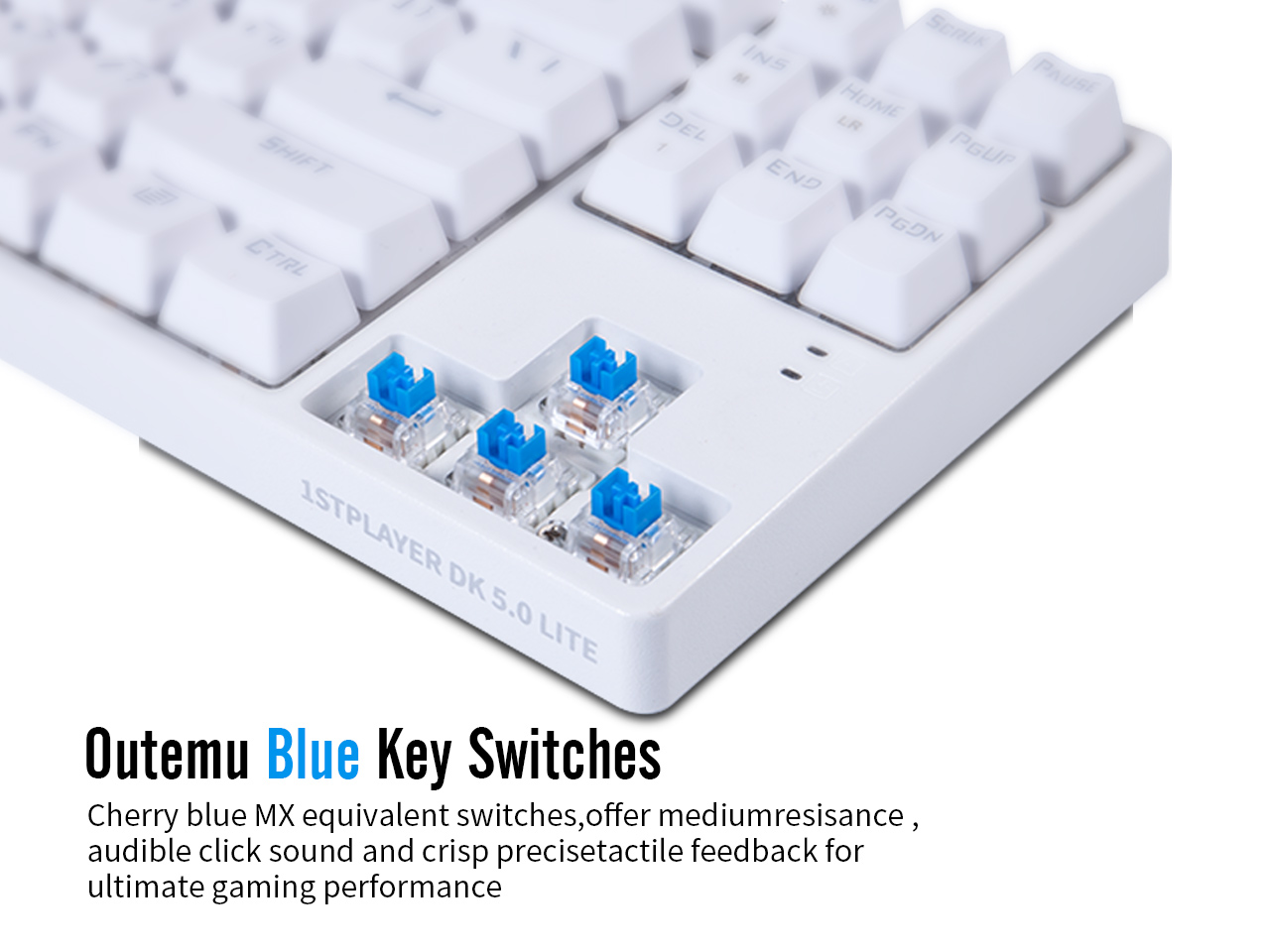 TKL RGB Mechanical Gaming Keyboard KITCOM NK60T Linear/Quiet-Red Switch Fast Actuation Compact 87 Keys Tenkeyless Detachable USB Type-C NKRO Computer Laptop Wired Keyboard for Windows PC/MAC Gamers