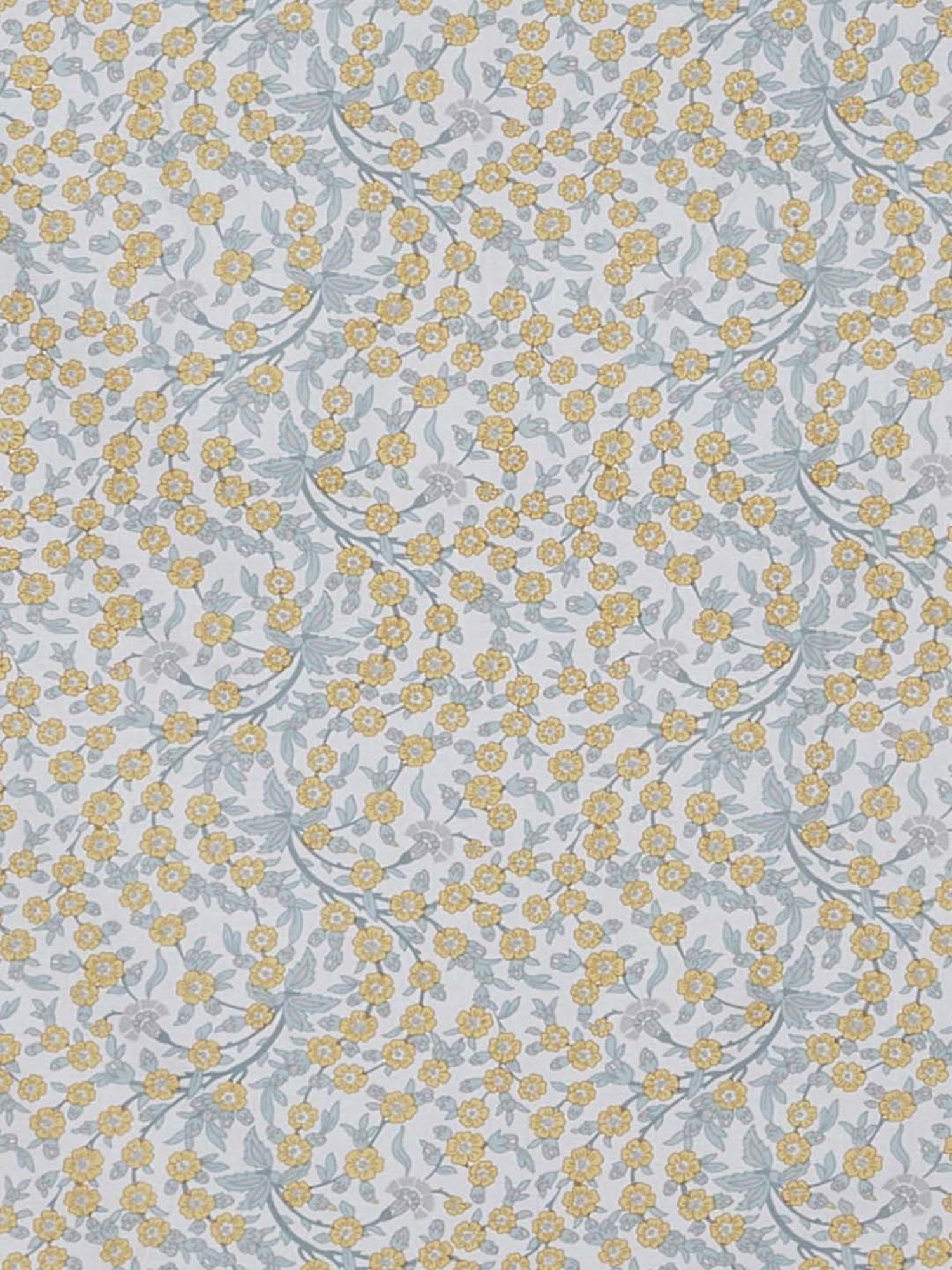 Living Scapes by Pantaloons Yellow & Grey Cotton Bedsheet With 2 Pillow Covers