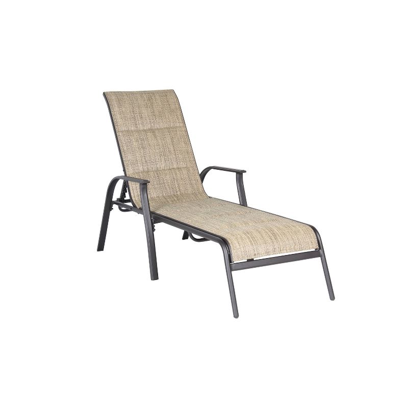Harrington Chaise Single Brown - Apollo Outdoor