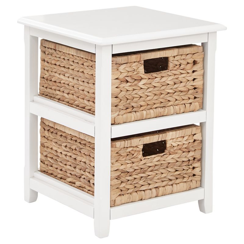 Seabrook Two Storage Unit White - OSP Home Furnishings