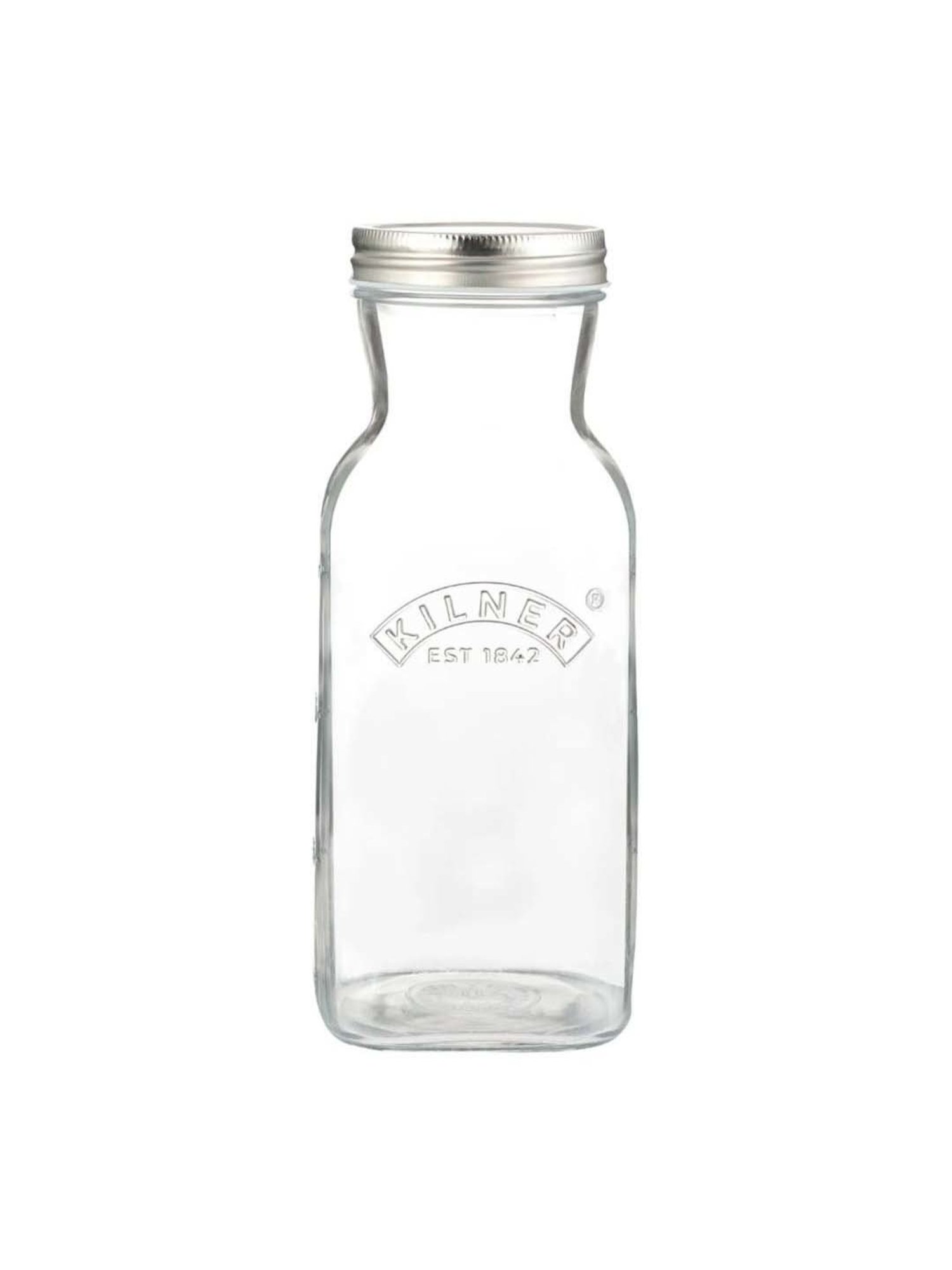 Kilner Transparent Stainless Steel Juice & Sauce Bottle (1 L)