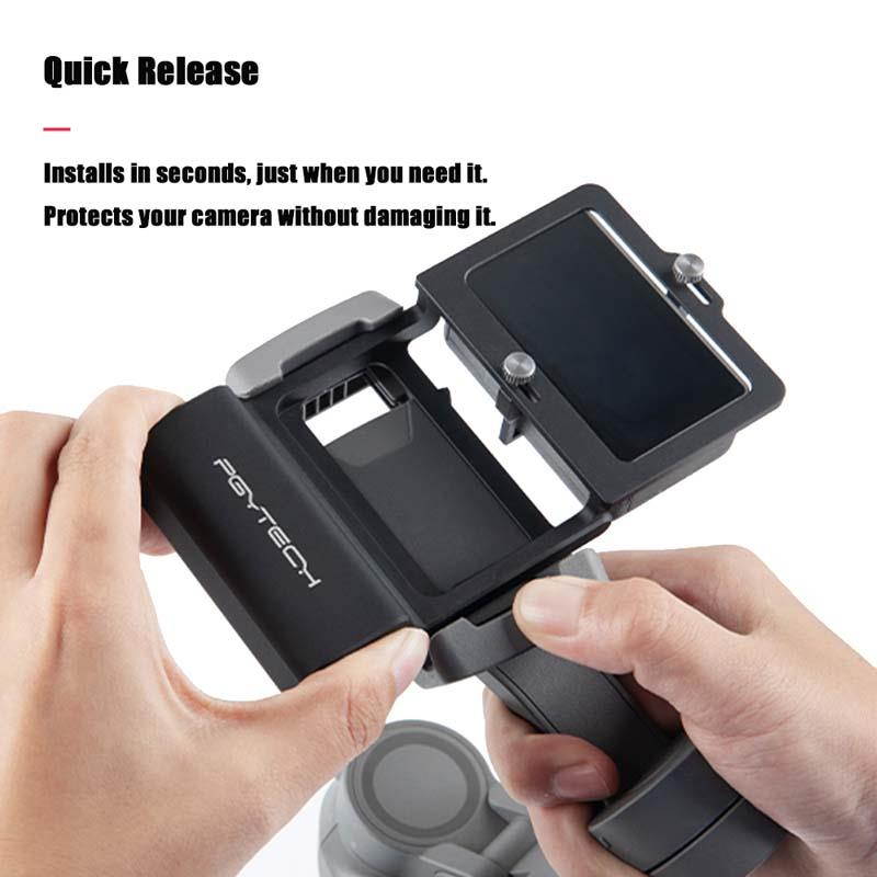 PGYTECH ACTION Camera Adapter+ for DJI osmo Mobile 3 Gimbal Adapter  for Gopro Hero7 6 5 Osmo Action smooth 4 Gimbal Accessories