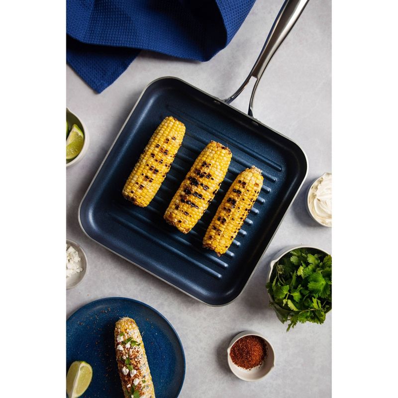 Granitestone Blue 10.5" Square Grill Pan