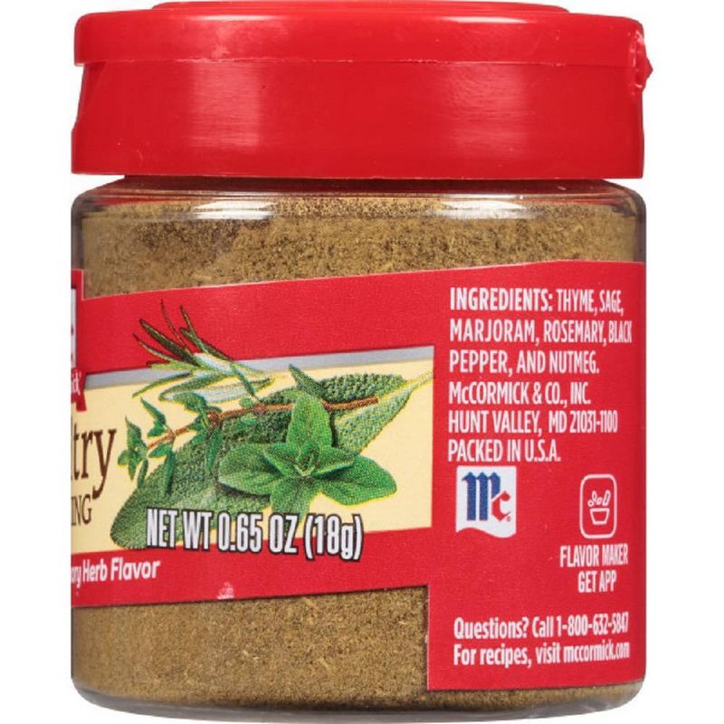 McCormick Seasoning Specialty Herbs & Spices Poultry - 0.65oz