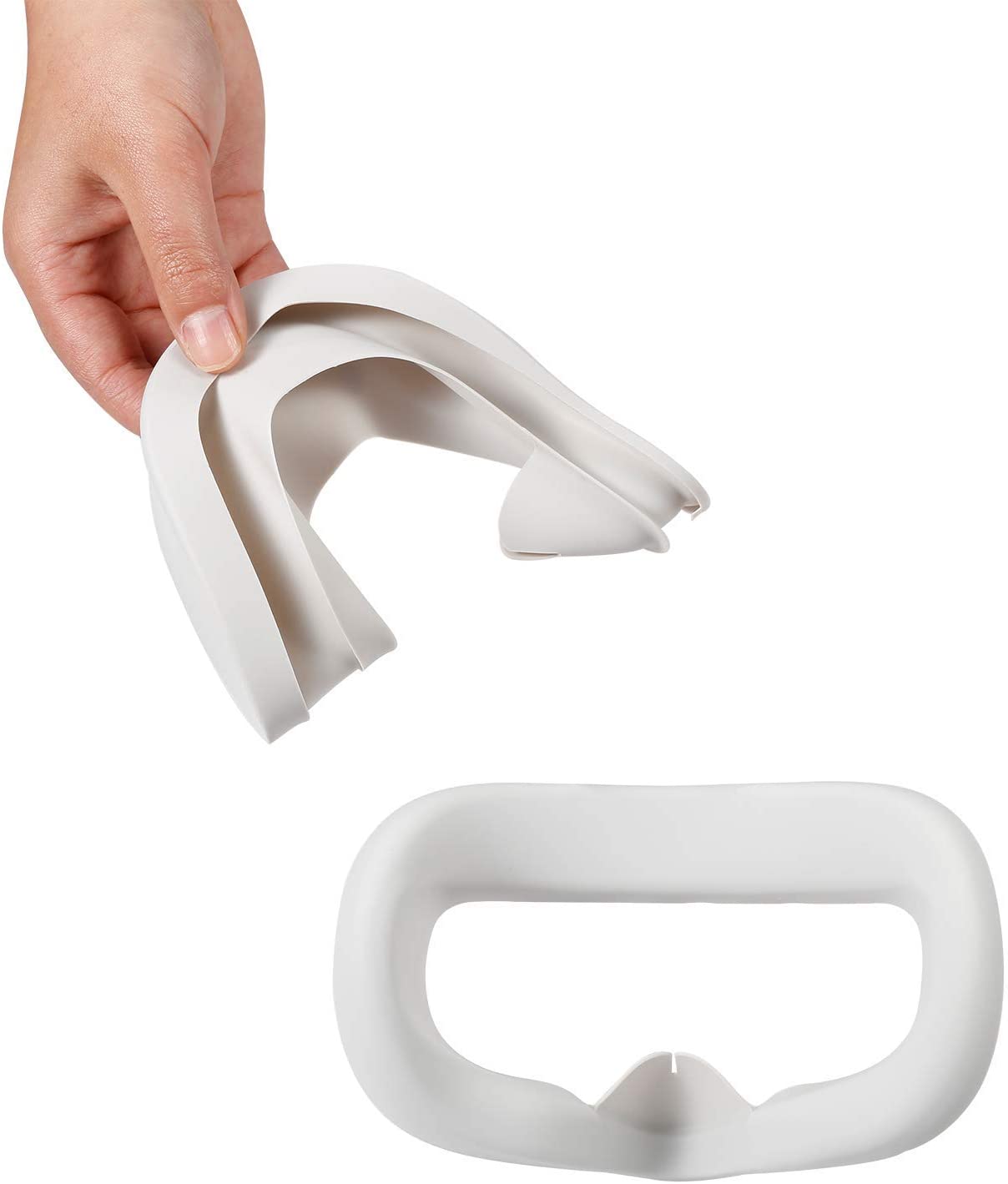 Newest VR Silicone Interfacial Cover for Oculus Quest 2 Face Protect Skin Sweatproof Lightproof Anti-Leakage