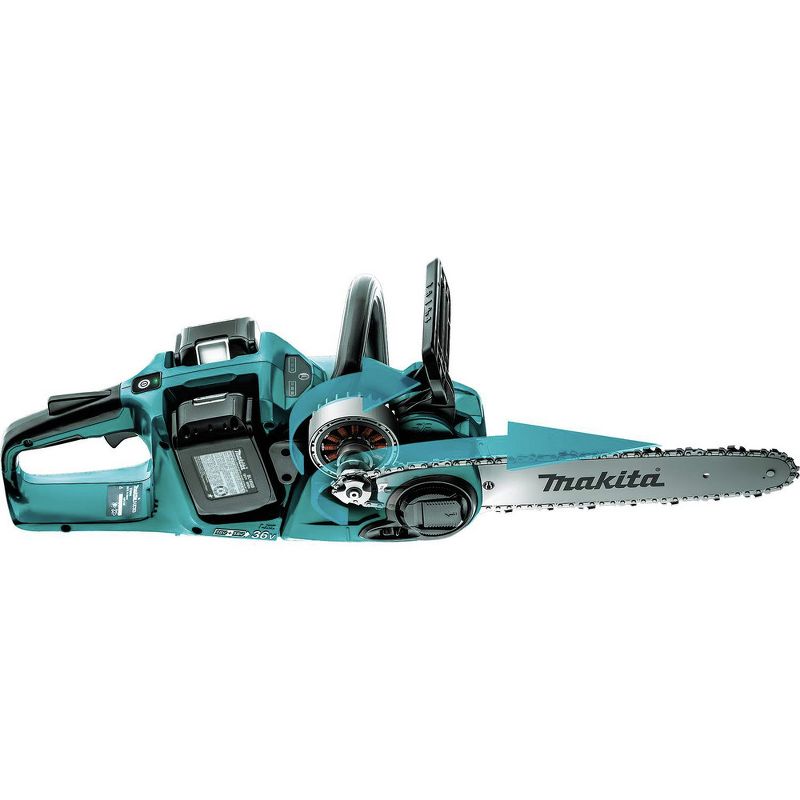 Makita XCU04PT1 18V X2 (36V) LXT Lithium-Ion Brushless 16 in. Cordless Chain Saw Kit (5 Ah)
