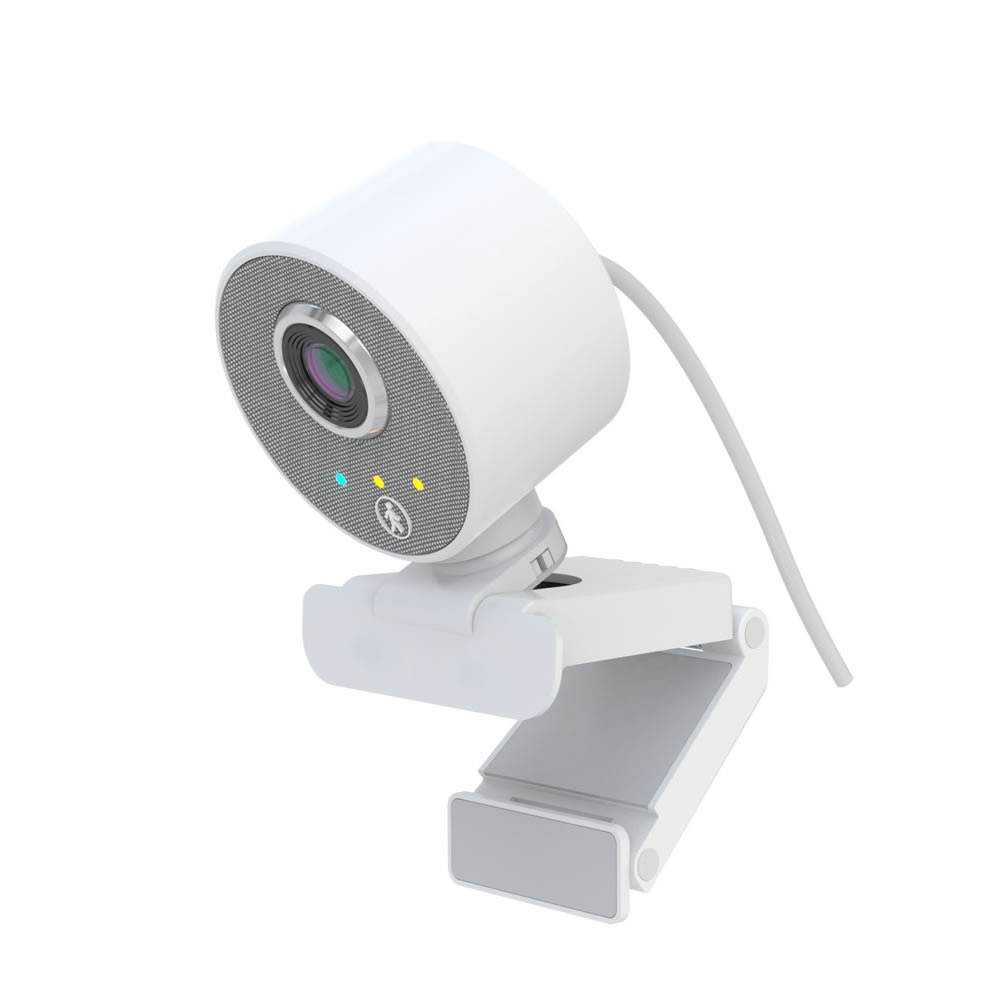 AOSTIRMOTOR 1080p Webcam , Computer Camera with Dual Microphone ,  360-degree Wide Angle, Streaming Camera, Plug and Play, for Conferencing and Video Calling