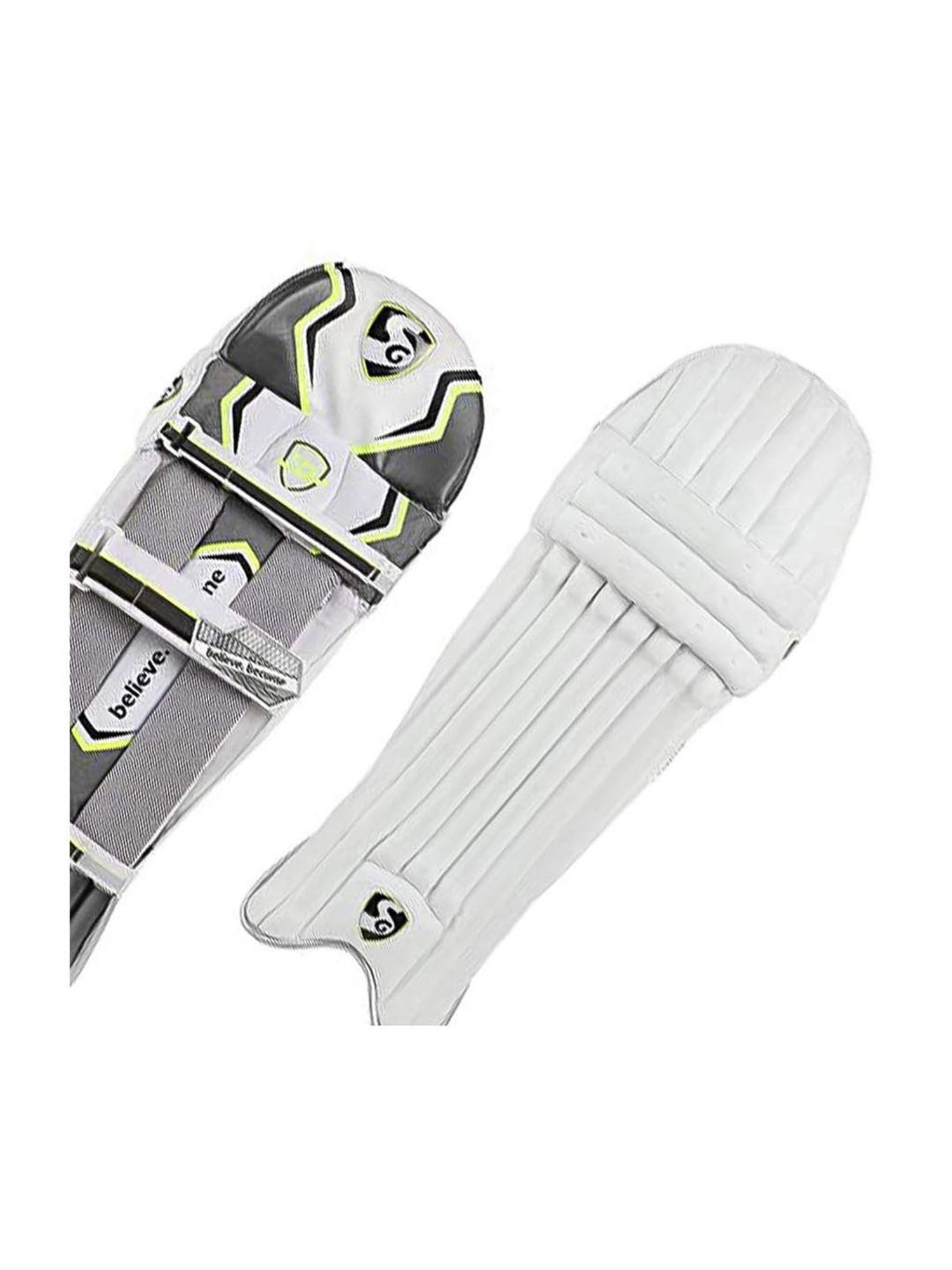 SG Campus White Batting Leg Guards for Adult