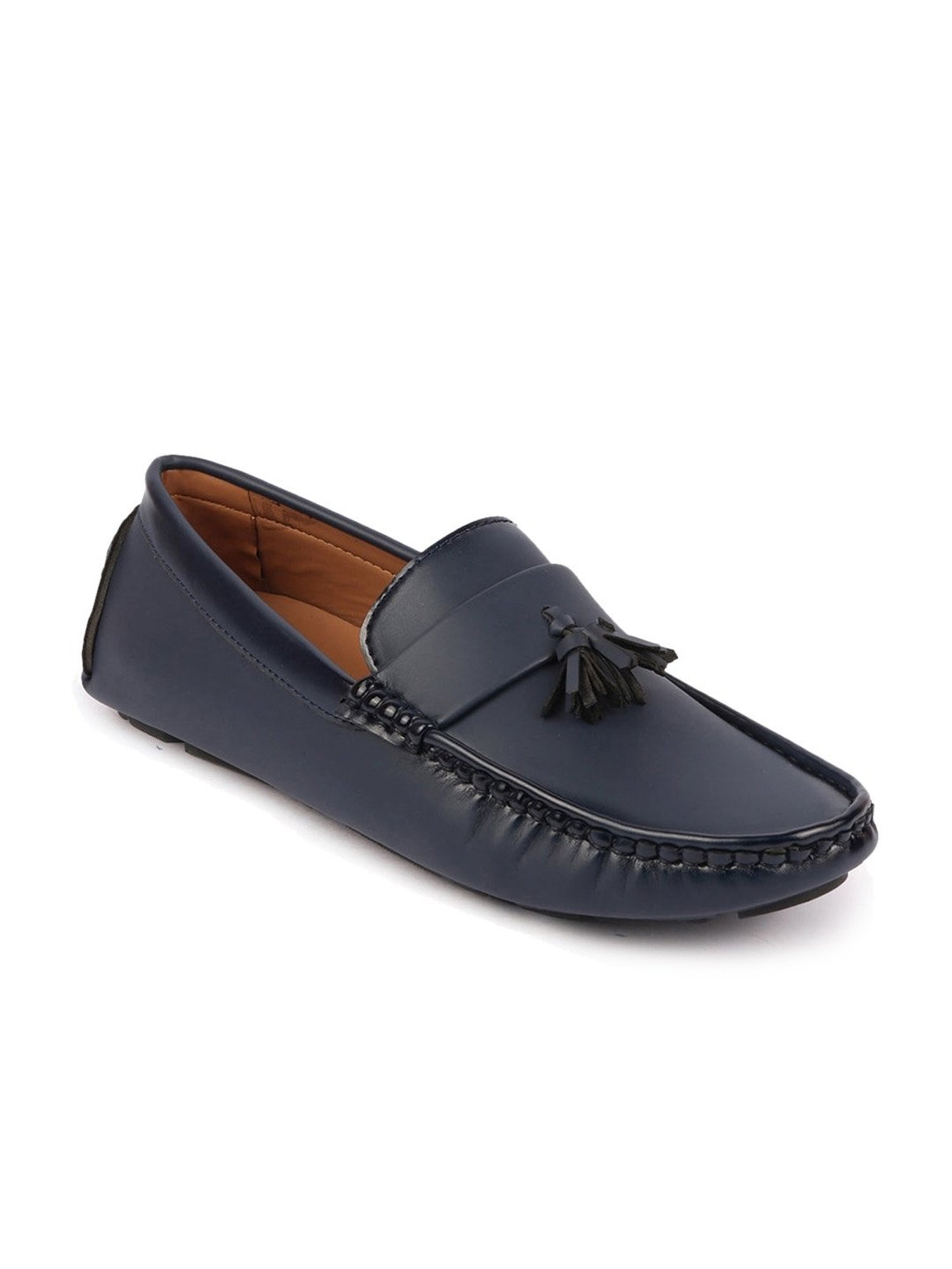 Fausto Men's Blue Casual Mocassins