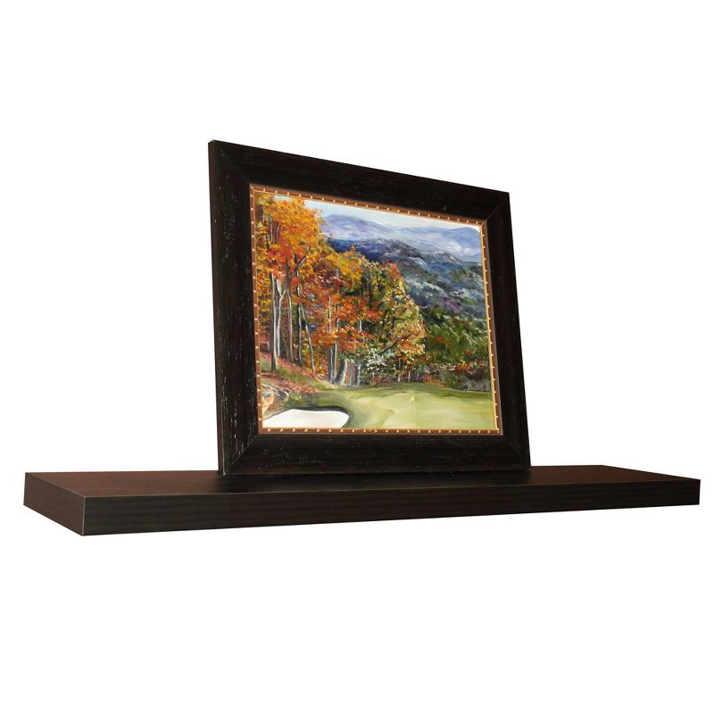 Decorative Wall Shelf - Dark Brown