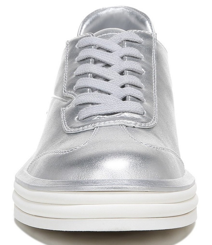 Franco Sarto Lumiere Metallic Lace-Up Sneakers