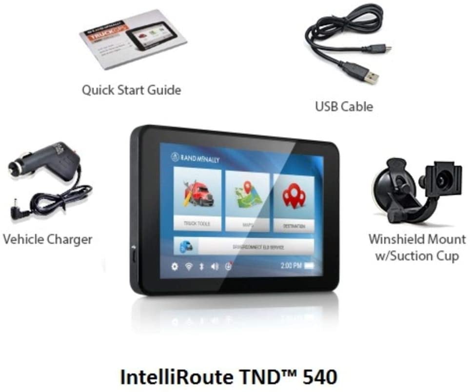 Rand Mcnally TND540 GPS Vehicle Navigation System With Lifetime Maps, 5" Widescreen Display and Preloaded maps of US & Canada