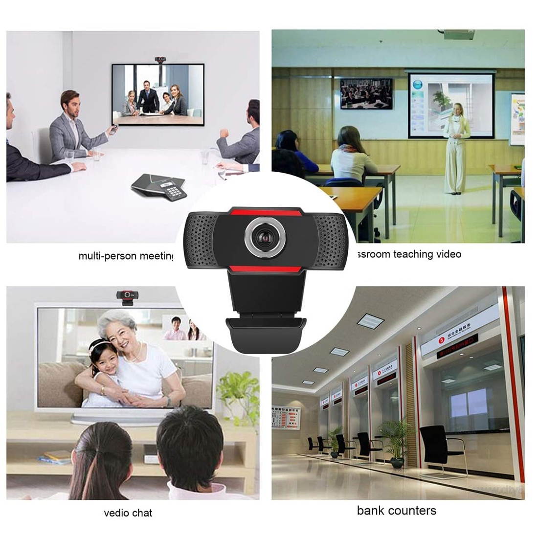 A720 720P USB Camera Webcam with Microphone