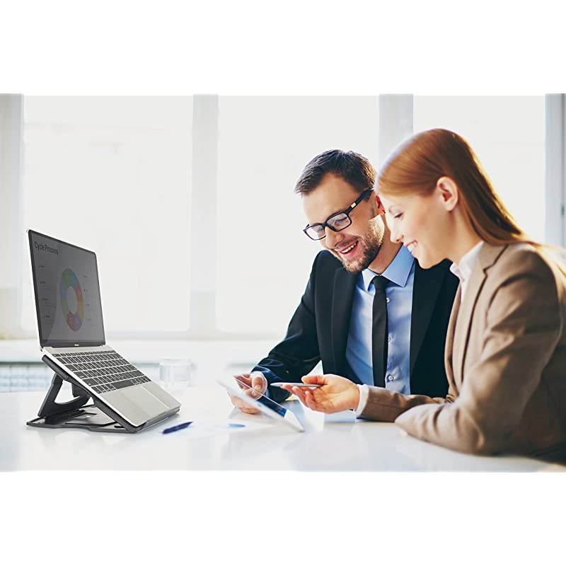 Tablet Drawing Stand Laptop Stand Riser Book Reading Stand Foldable Portable and Adjustable 6 Angles for Laptop Digital Graphic Drawing Tablet Artisul iPad Pro Wacom Cintiq Gray