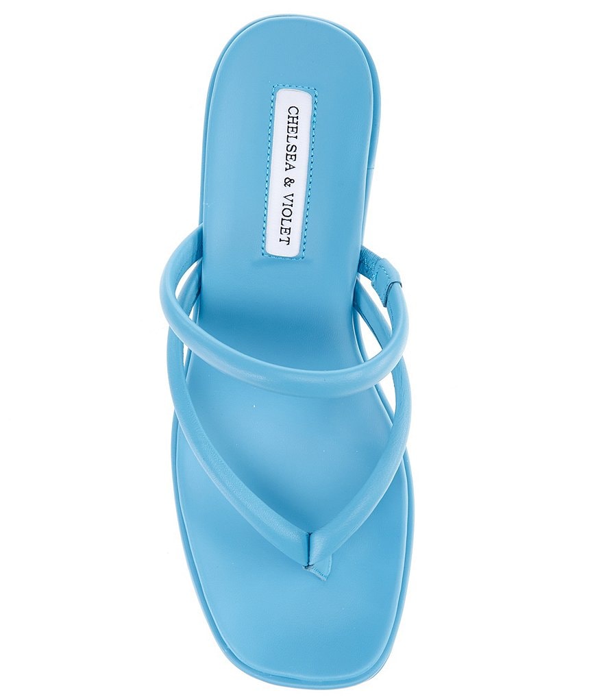 Chelsea & Violet Benni Flatform Wedge Thong Sandals
