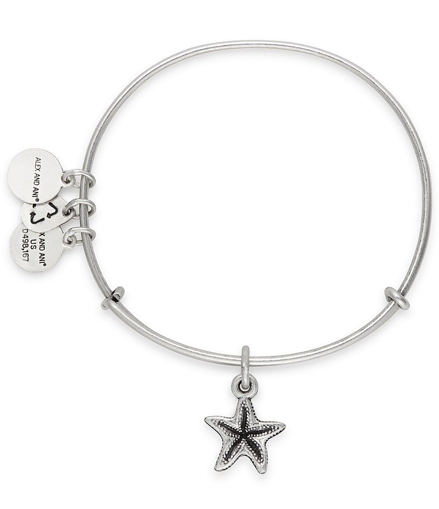Alex and Ani Starfish Charm Bangle Bracelet