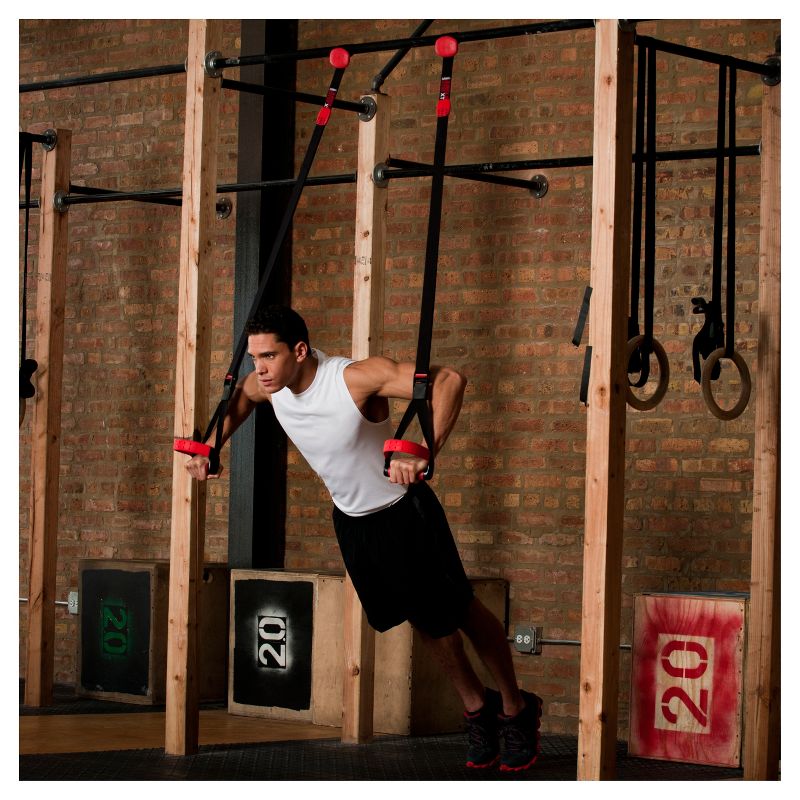 Sunny Health & Fitness Lat Pull Down Attachment Pulley System for Power Racks