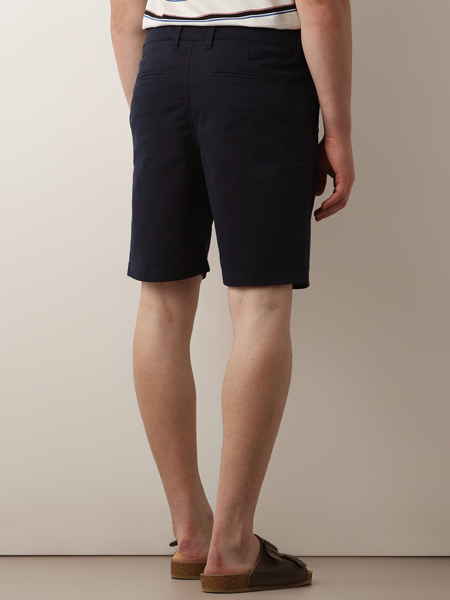 SELECTED HOMME Navy Regular Fit Chino Shorts