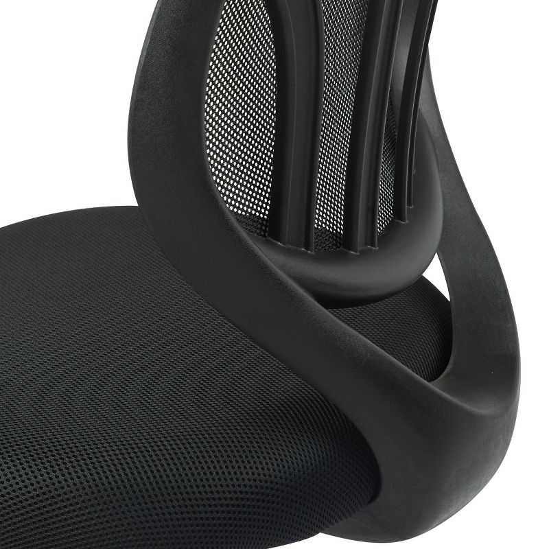 Screen Back Armless Drafting Chair Black - OSP Home Furnishings