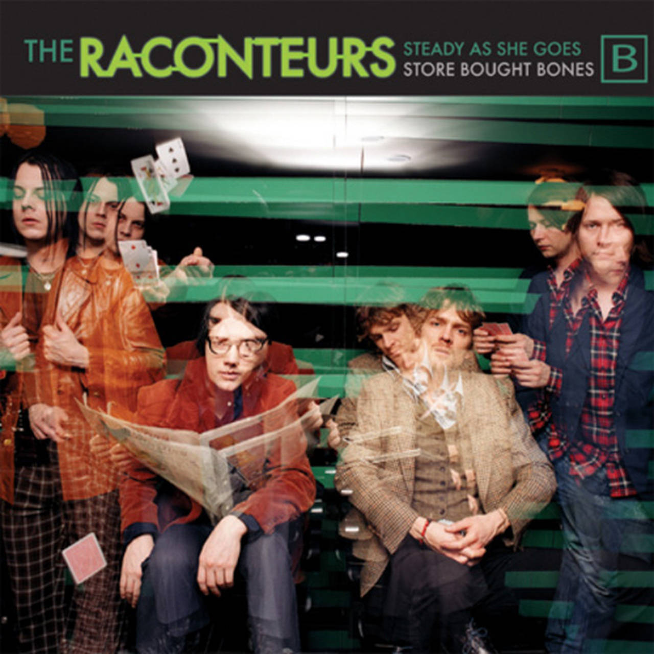 The Raconteurs Steady As She Goes/Store Bought Bones 45rpm 7" Vinyl (Black Vinyl)