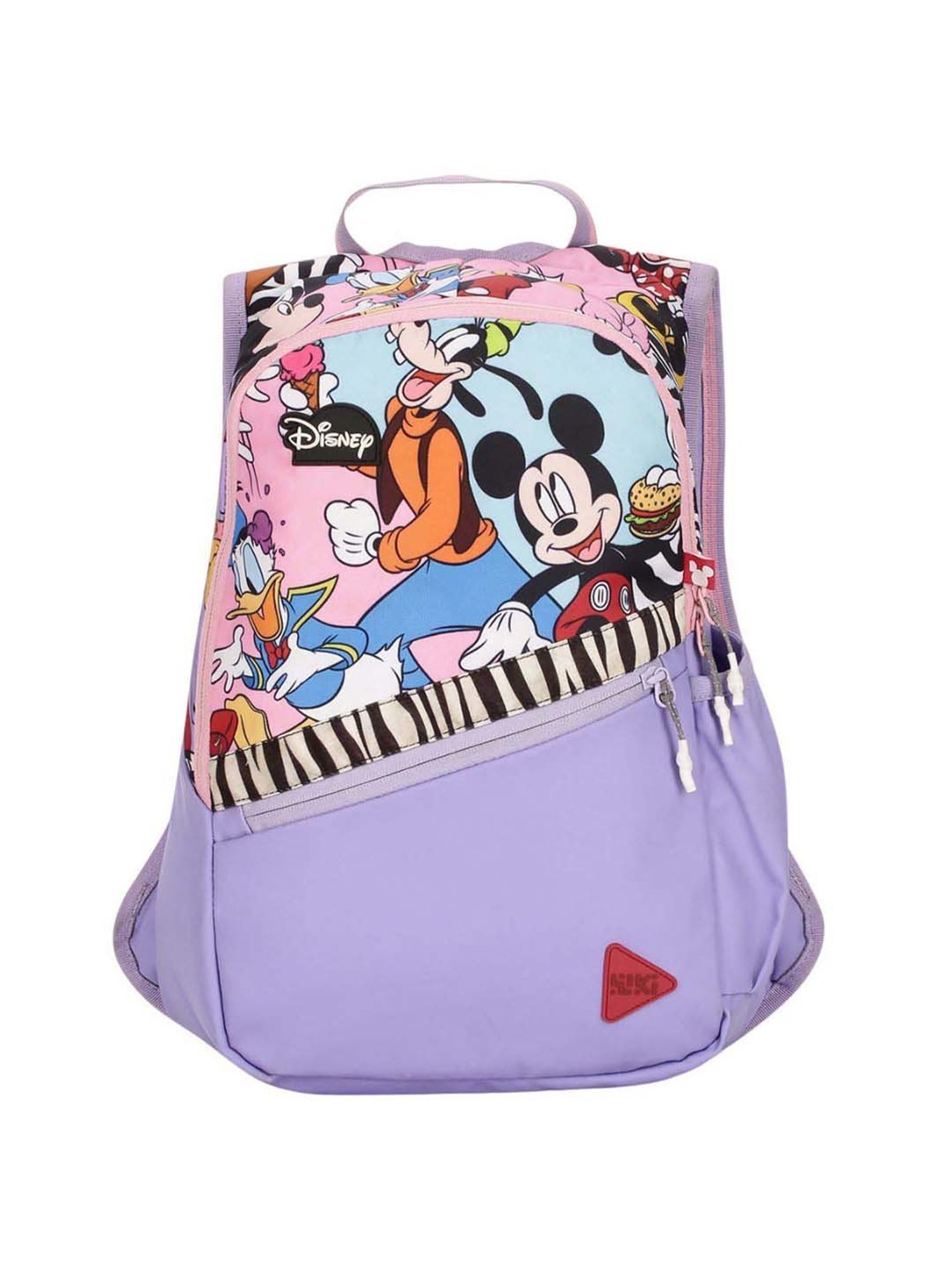 Wiki Mickey 15 Ltrs Purple Medium Backpack