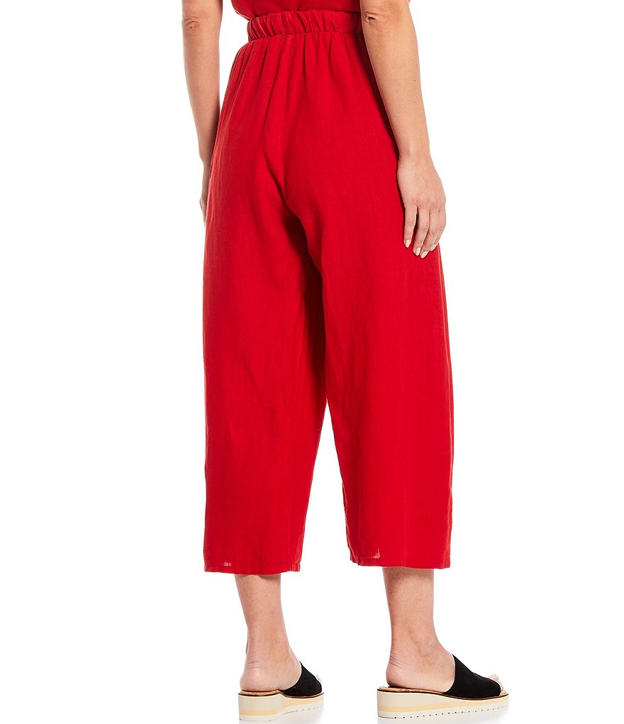 Bryn Walker Flood Light Linen Wide Leg Pant