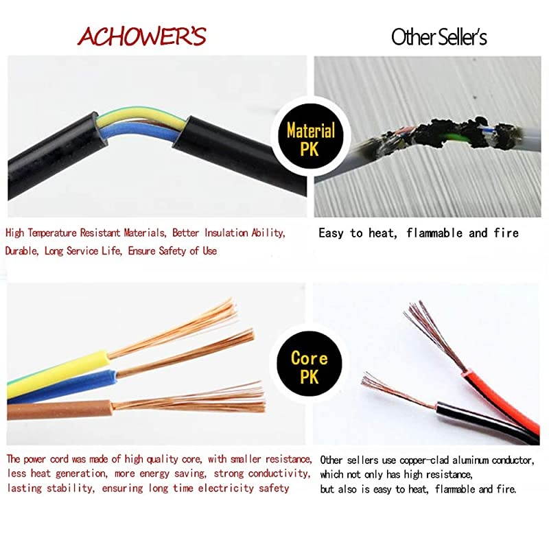 10 x DC Power Right Angle Barrel Male Jack Plug with Wire PC DIY 5.5 x 2.1mm