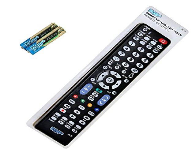 hqrp remote control for samsung h4000 series un28h4000afxza un24h4000afxza 28" 24" lcd led hd tv + hqrp coaster