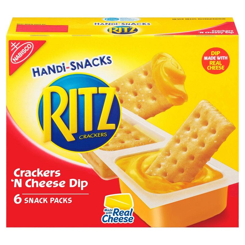 Handi-Snacks Ritz Crackers 'N Cheese Dip - 6ct/0.95oz