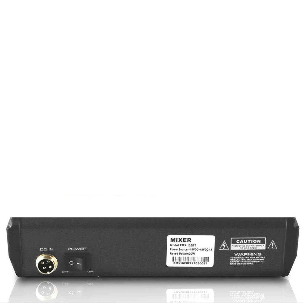 Pyle 8 Channel Bluetooth Sound Board Mixer System for DJ Studio Audio (2 Pack)