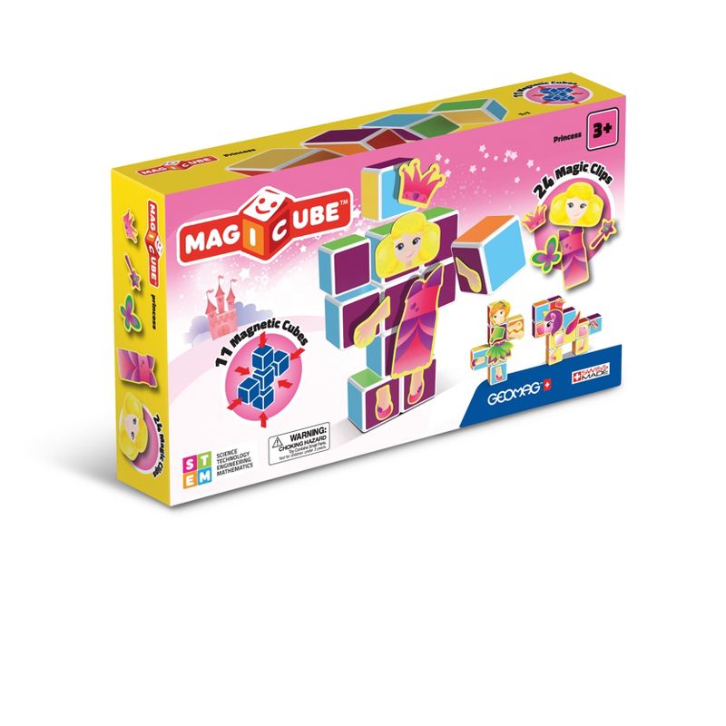 Geomag Magicube - Princess - 11 Piece Magnetic Building Blocks